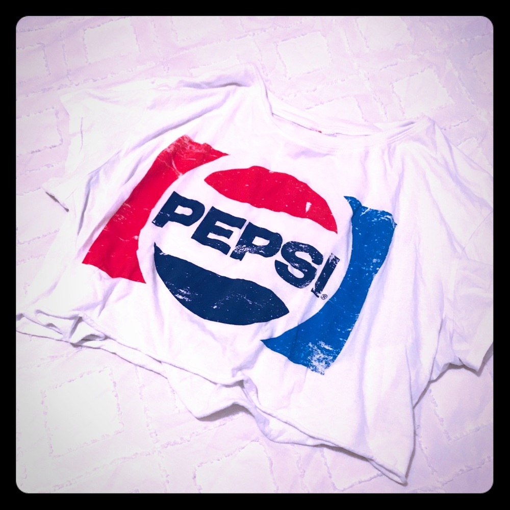 Retro Pepsi Loose fitting belly shirt